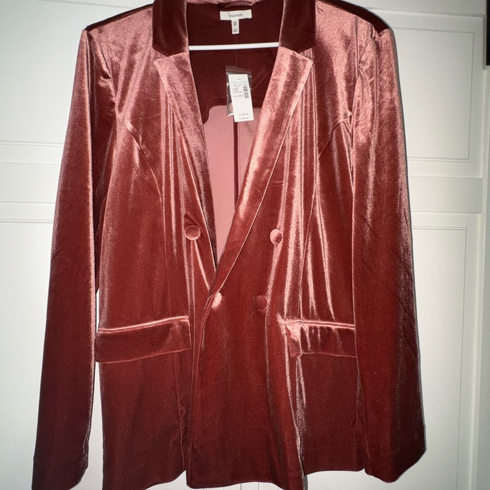 Women's Velvet Blazer